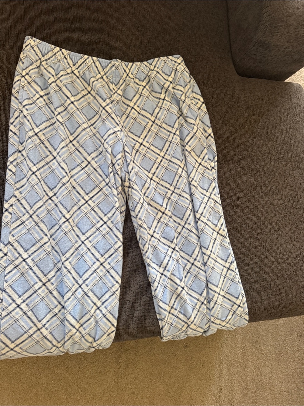 wild fable Blue and White Plaid Pajama Pants